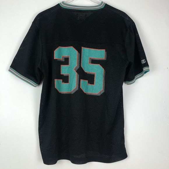 Stussy Tribe Black 2015 Football Mesh Jersey - Picture 11 of 11